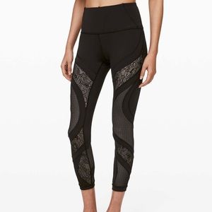 Lululemon size 6 Wunder Under High-Rise Tight 25" *Lace